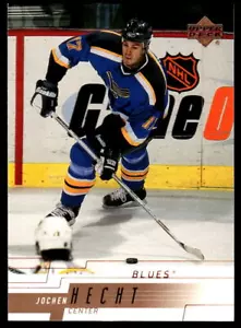 2000-01 Upper Deck #381 Jochen Hecht St. Louis Blues Hockey Card - Picture 1 of 2
