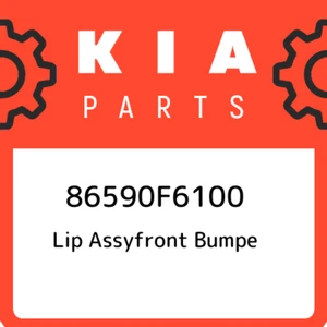 86590F6100 Kia Lip assyfront bumpe 86590F6100, New Genuine OEM Part - Picture 1 of 1
