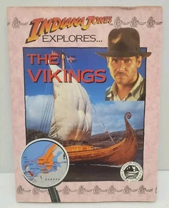 Indiana Jones Explores... The Vikings - Hardcover Book 1990's First Print - Imagen 1 de 5