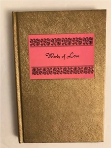 Words of Love FIRST BOOK FIRST EDITION by Elisabeth Deane RARE poetry '1969 - Imagen 1 de 6