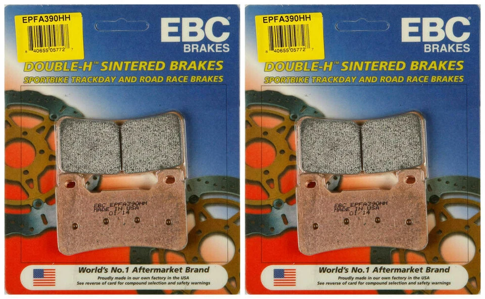 2005 - 2017 HONDA CBR600RR - FRONT EBC Double-H Sintered Brake Pads EPFA390HH - Image 1 of 1