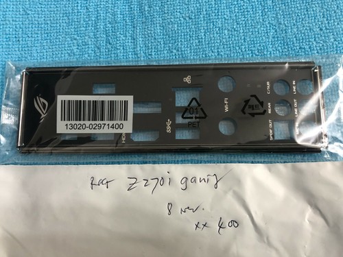 ASUS I/O IO SHIELD BLENDE BRACKET STRIX Z270F GAMING