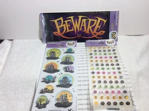 HALLMARK HALLOWEEN STICKERONI STICKERS New in sealed packages LOT OF 3 PACKS - Picture 1 of 4