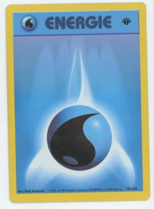 GERMAN Water Energy Energie 102/102 Base Set 1st Edition Pokemon Card Common - Picture 1 of 2