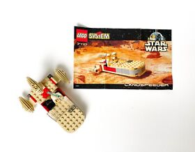 Vintage Lego Star Wars - Landspeeder #7110 -  Manual and one minifig no Obi wan