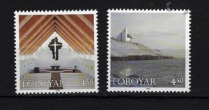 Faroe Island: 1998, Scott 344-345 + booklet + FDC, Frederick church, MNH, EBIF52 - Picture 1 of 3