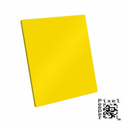 Pixel Peeper 100 mm x 143 mm Gelbfilter = Lee & Cokin kompatibel (UK Lagerbestand) NEU