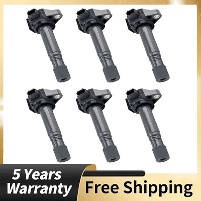 6 Pack of Ignition Coils UF713 For Honda Pilot 3.5L 2016 2017 2018 2019 2020 - Image 1 of 4