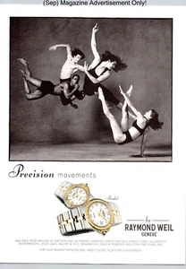 Parsifal by Raymond Weil Geneve Watch Promo 1996 Full Page Print Advertisement - Bild 1 von 4