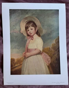 National Gallery Kunstdruck 11x14 George Romney Miss Willoughby - Bild 1 von 2