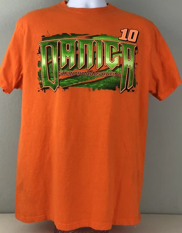 Danica Patrick #10 Go Daddy Chase Authentic Racing Size L Shirt Cover