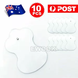 10X Electrode Replacement Pads For TENS Machine Massager Adhesive Reusable - Picture 1 of 9