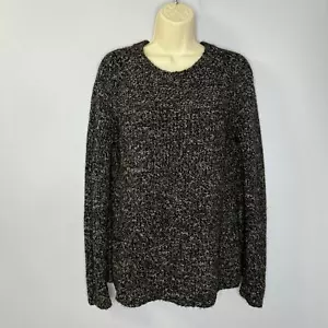 Lilla P Crew Neck Wool Blend Sweater Marmalade Grey Women's XL - Picture 1 of 12