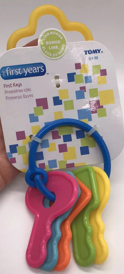 Teething Rattle  First Keys Teether First Years Learning Curve - Image 1 of 3