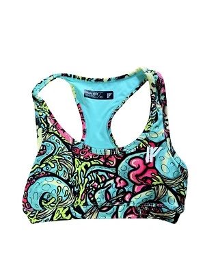 铁拳运动独特朋克摇滚明星哦不! 极客运动文胸健身房锻炼 — 第 1/3 张图片