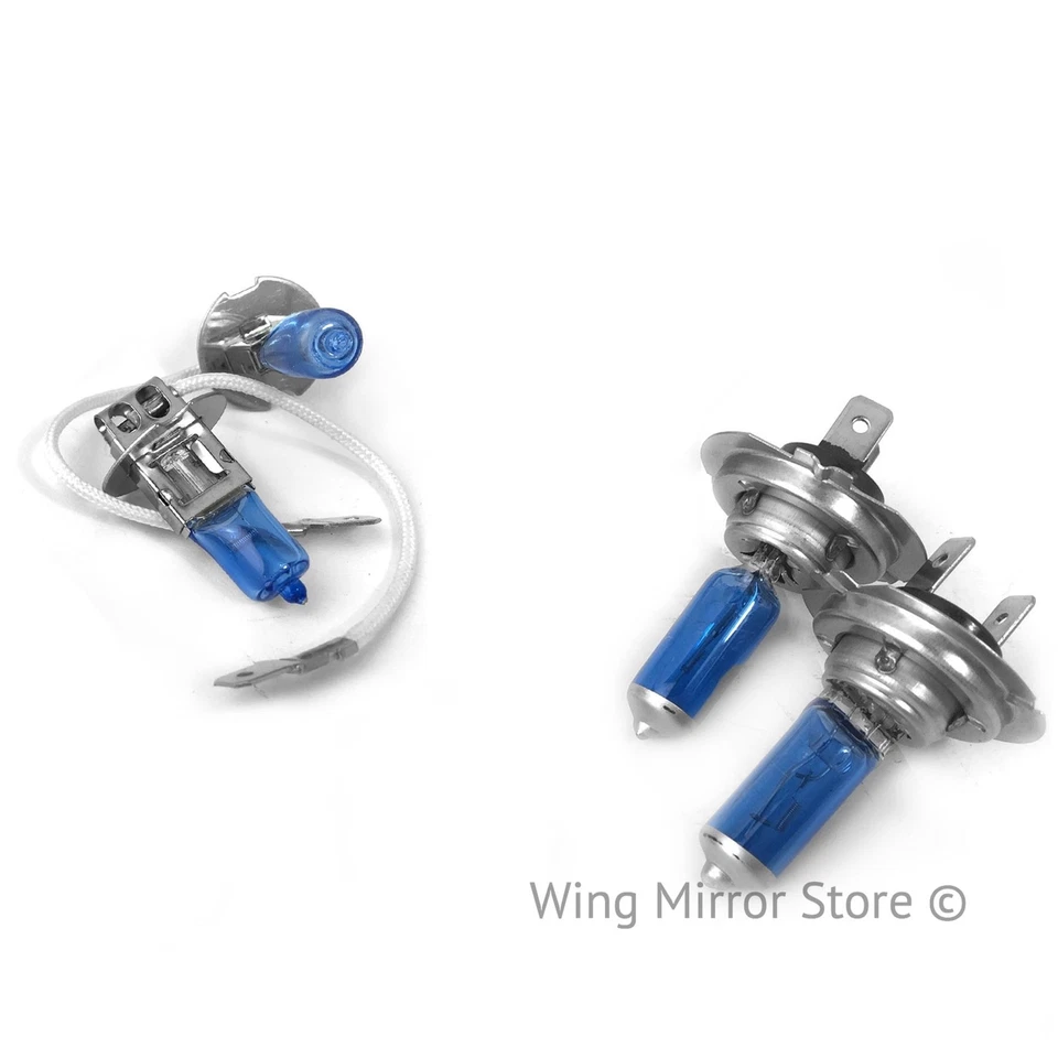 For Skoda Fabia 1999-2007 Low High Beam Xenon H7 H3 Headlight Bulbs Set Lamp - Image 1 of 1