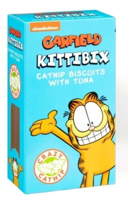 2 X Packs GARFIELD Kittibix Catnib Biscuits TUNA Treats For Cat Food - Image 1 of 2