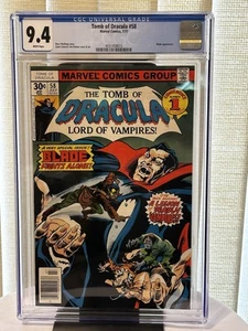 Tomb of Dracula #58 CGC 9.4 Blade 1st Solo Appearance. Marvel Comics 1977 - Bild 1 von 9