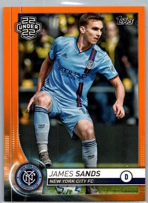 2020 Topps MLS James Sands Orange SSP /25 RARE - Image 1 of 2