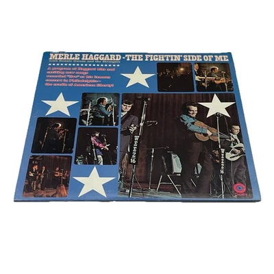 Merle Haggard The Fightin Side Of Me 1971 Capitol Records Vinyl LP Foto 1 de 4