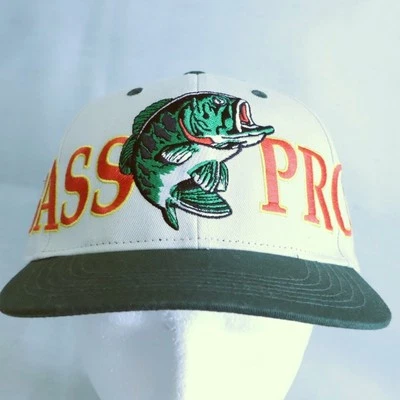 Gorra Bass Pro Shops envolvente bordada con cierre a presión para hombre OS Foto 1 de 4