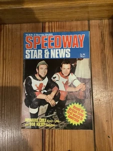 Speedway Star & News Magazin Band 19 Nr. 37 20. November 1970 - Bild 1 von 4