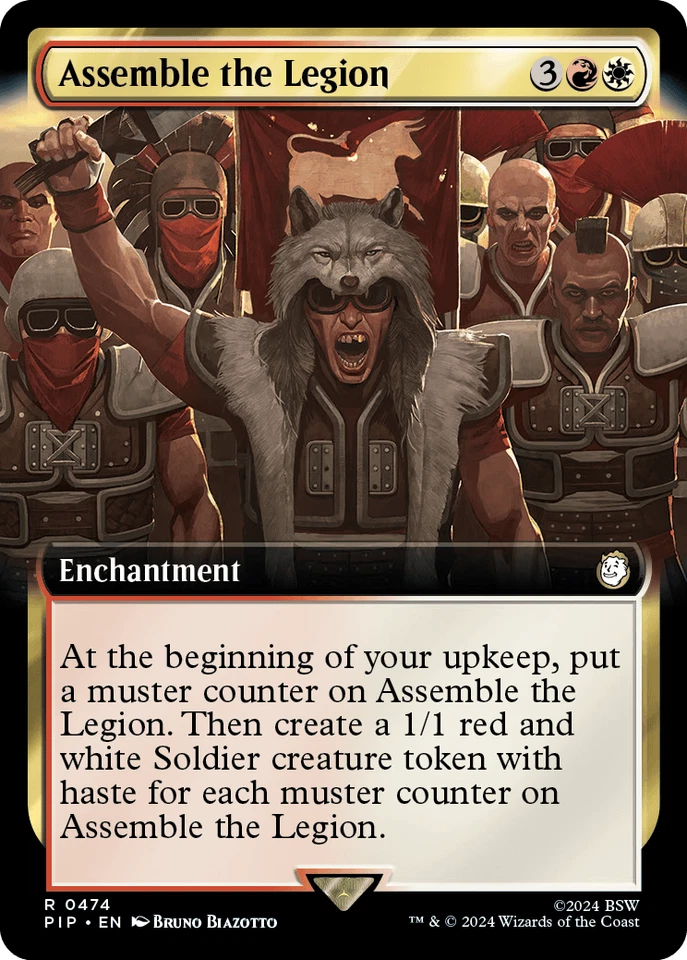 MTG Assemble the Legion (Extended Art ) English PIP - Image 1 of 1
