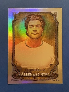 CHRIS TAMBURELLO (HOT BOX FOIL REFRACTOR SP) 2024 Allen & Ginter #213 REAL WORLD - Picture 1 of 2