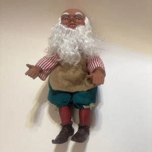 Bearded Troll Norwegian Elf Santa Claus Latex Vintage 14” Unbranded - Picture 1 of 9