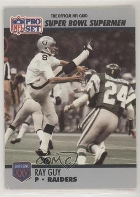 1990 Pro Set Super Bowl XXV Silver Anniversary Box Set Ray Guy #116 HOF - Image 1 of 2