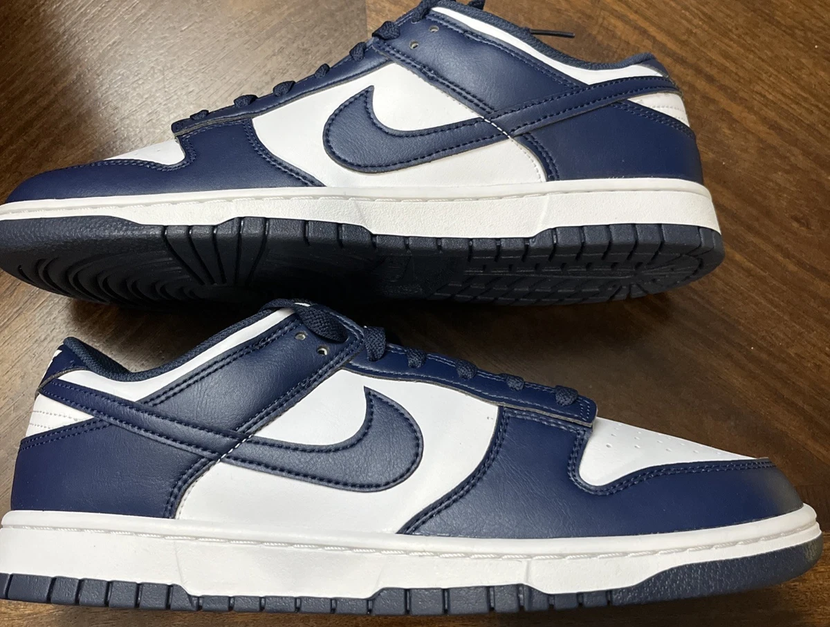 Nike Dunk Low White Midnight Navy for Sale | Authenticity