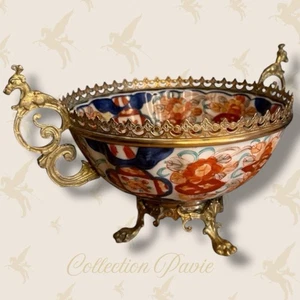 🌟 Außergewöhnliche IMARI Tischmitte Schale - Japanisches Porzellan 18.-19. Jh. - Bild 1 von 12