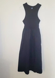 Abito midi Old Navy aderente e svasato combinazione media donna nero pullon facile carino - Foto 1 di 11