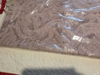 NWT Pottery Barn Natalia Jacquard Lumbar Pillow Cover Chenille Mauve Pink 16x26 - Image 1 of 4