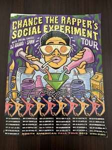 CHANCE THE RAPPER Social Experiment Tour 2013 Poster - Original 28x22 - Rare! - Picture 1 of 16