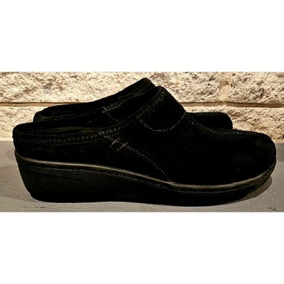 Easy Spirit Women's Black Shana Clog Slipper Shoe Wedge Size 6 Excellent Cond - Image 1 of 4
