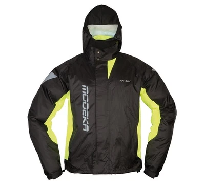 Motorrad Modeka AX-DRY II Regenjacke unisex (schwarz/gelb) Gr: M - Bild 1 von 2