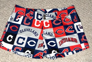 Loudmouth Ladies Cleveland Indians Cooperstown Collection Womens Size 10 Shorts - Picture 1 of 8