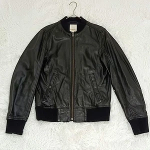 Diesel MA-1 Lammfell Leder Bomberjacke selten weich & glatt gebraucht - Bild 1 von 11