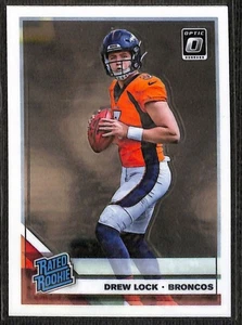 Drew Lock - 2018 Donruss Optic Rated Rookie RC Broncos Seahawks - Bild 1 von 2