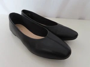 Clarks Chia Violett Leder Schuhe Slipper Halbschuhe Freizeit Polster Übergröße UK3,5 - Bild 1 von 7