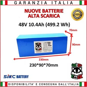 Internal Battery 48 Volt 10.4 Ah Lithium (499.2 Wh) Electric Bike Scooter - Bild 1 von 2