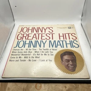 Johnny Mathis Johnny's Greatest Hits LP Record Columbia 1962 CL 1133 /Good - Picture 1 of 4