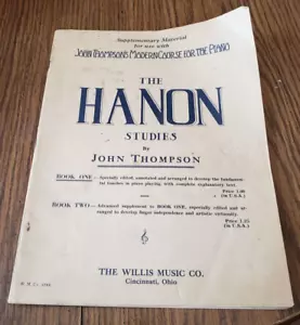 The Hanon Studies John Thompson Piano Supplemental Modern Course for the Piano - Picture 1 of 5