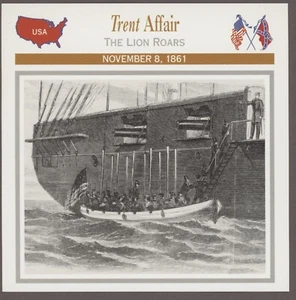 Trent Affair Atlas Bürgerkrieg Karte ausländische Einflüsse - Bild 1 von 1