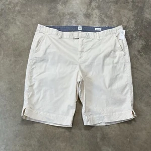 Gap Shorts Womens Plus 20 GMT Dye Stone Khaki Bermuda Cotton Blend Flat Front - Picture 1 of 11