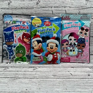Bendon Disney LOL PJMasks Play Packs Grab & Go Lot of 3 - Picture 1 of 7