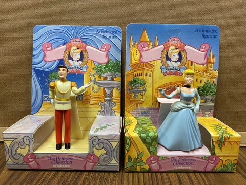 Prince Charming And Cinderella Disney Princess Collection 3.5” PVC Figures - New Cover