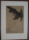Ohara Koson,(Shoson) woodblock,eagle in blizzard, 1933, framed , glazed