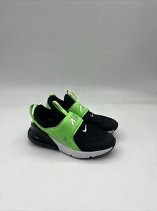Nike Air Max 270 Extreme GS Black/Green Shoes CI1108-015 Youth Size 5.5-6.5 - Picture 1 of 6